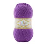 Пряжа Alize (Ализе) Baby Best / уп.5 мот. по 100 г, 240м, 133 фиолетовый