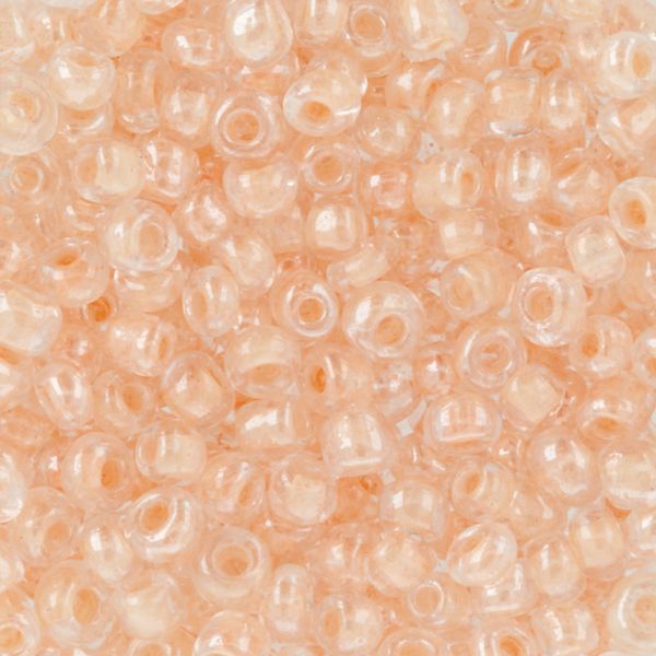 Бисер Zlatka 8/0 (2.9 мм), 100 г (10х10 г), №2221 персиковый, GR