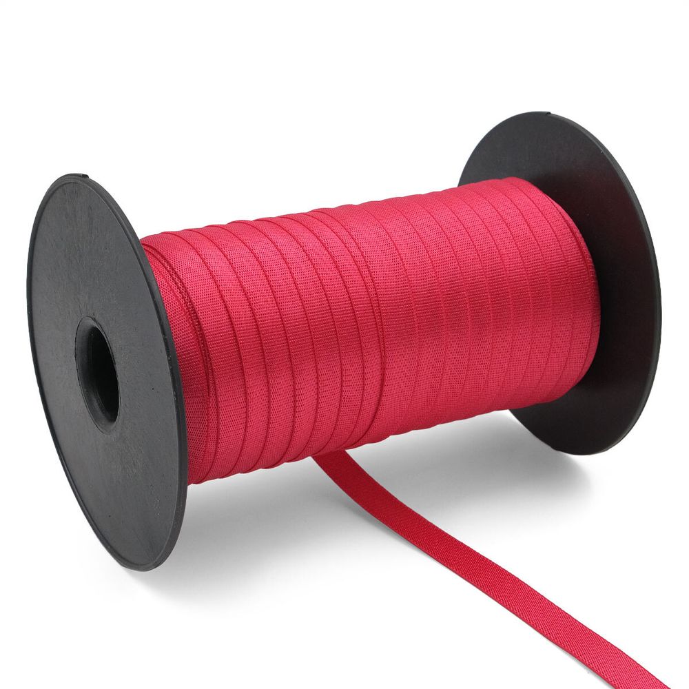 Резинка бельевая (бретелечная) 12.0 мм / 50 метров, красный, (ML200.012/1)