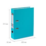 Регистратор PVC, мет.уг. 50 мм, 50 шт, Premier A4 арочный механ. (разб.), изумрудный EC10121105, Expert Complete