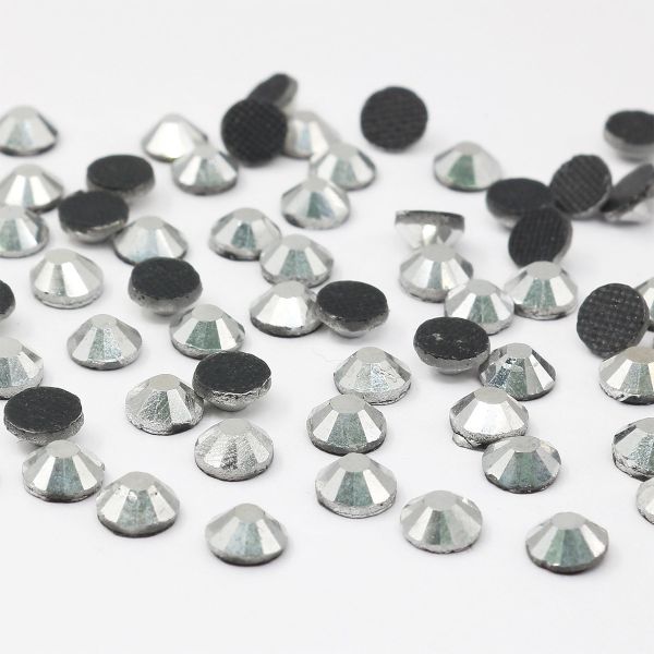 Стразы термоклеевые, 4,8 мм, ss20, 144 шт/уп, Cristyle (139 silver)