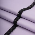 Кружево вязаное (тесьма) 16 мм / 25 метров, рис.16.01.078 (черный), С3749Г17