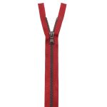 Молния трактор Arta Т6 (6 мм) 1 зам., н/раз., 18 см, (2075) NOIR 008 красный/1000 брунит, 10 шт