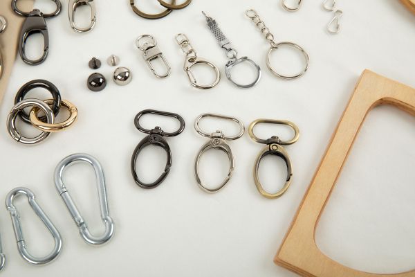 Карабин металл 25.0 мм (50х30 мм), 10 шт, 06 черн.никель, Gamma GH 118/25/10