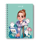 Тетрадь ученическая общая, A5 48 л. на гребне 60 г/м², белизна 90 %, 8 шт, клетка, 01169 МИКС - У меня есть сквиш, Светоч Т104