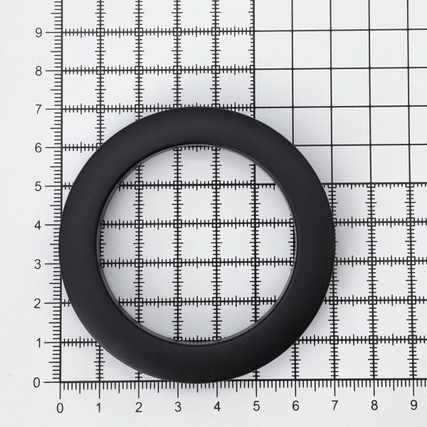 Люверс шторный ⌀ 50мм с многоур. замком пластик, 70 черный-матовый, 10 шт