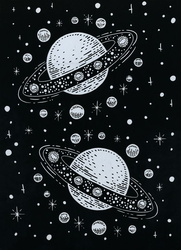 Набор для творчества Гравюра-блокнот Безбрежный океан, 14х20 см, Hobbius GHPB-07