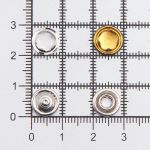 Кнопка рубашечная (джерси) закрытая ⌀9.5 мм, ≈144 шт, МЕТАЛЛ, эмаль, 569 т.синий глянцевый, NEW STAR