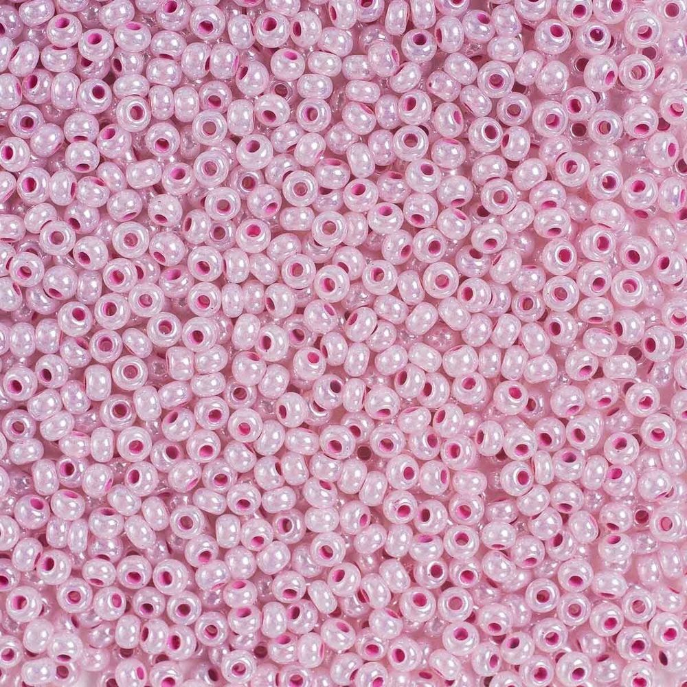 Бисер Preciosa эффект алебастра с блест.покрытием и цв. центром 10/0 (2.3 мм), 100 г (5х20 г), цв. 37325