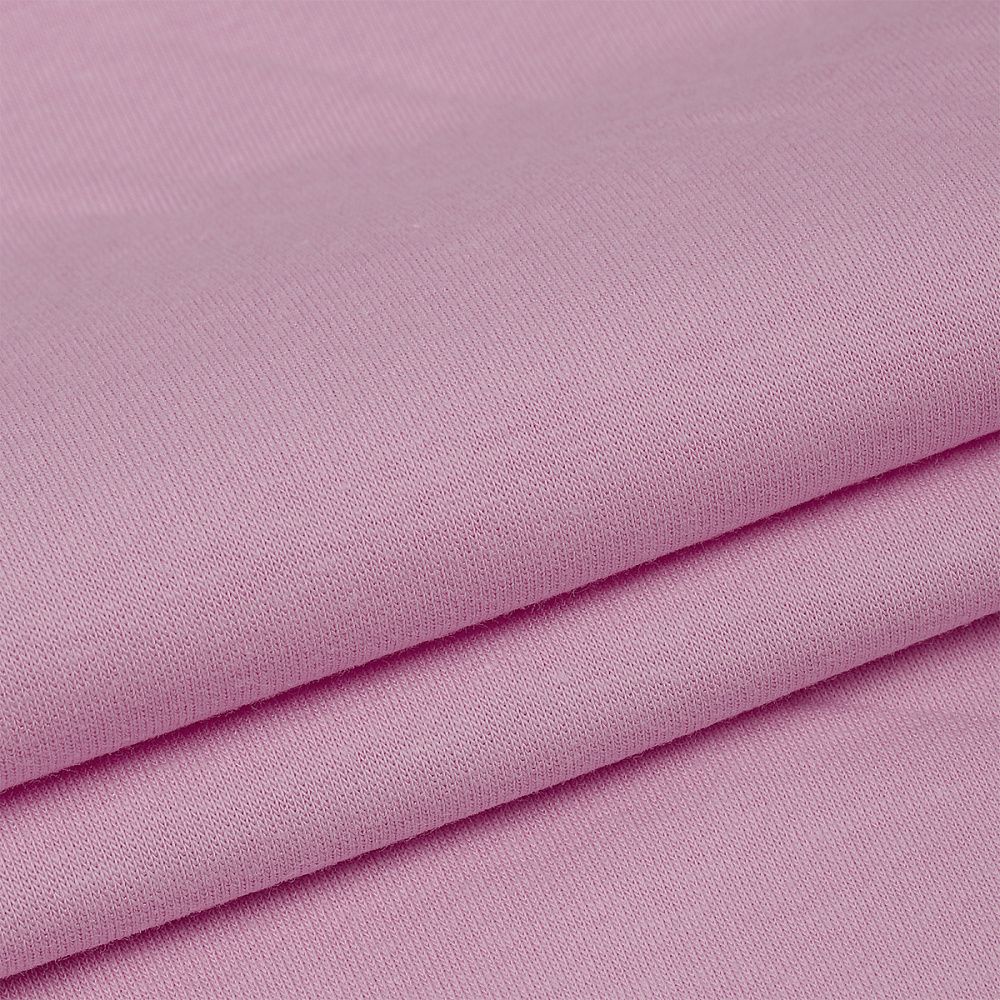 Футер 2-нитка петля поликоттон стрейч 220 г/м², 160 см / 3 метра, ФУТ2Х.TBY.ХЛ-ПЭ.S207.3, цв.S207 роза