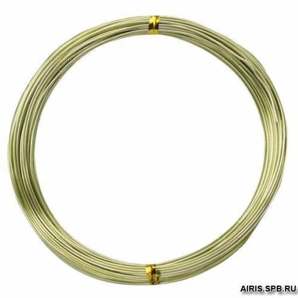 Проволока для рукоделия, 1 мм, 10 м, Астра, 7 оливковый