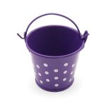 Ведро в горошек 6х5,3см (фиолетовый), AR004-1