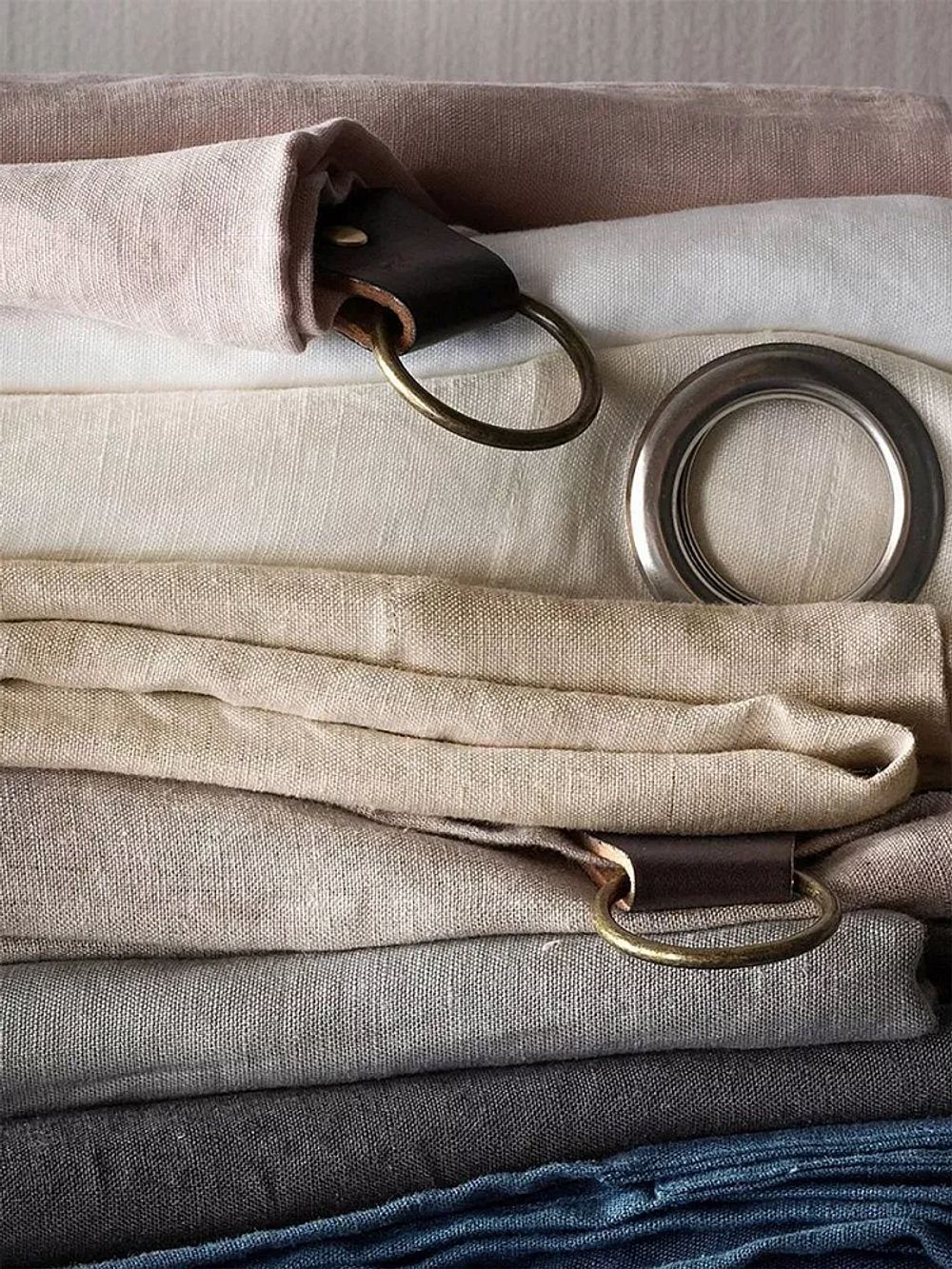 Льняная ткань 140 г/м², 150 см / 20 метров, TBY.DJ.26.1, цв.натуральный