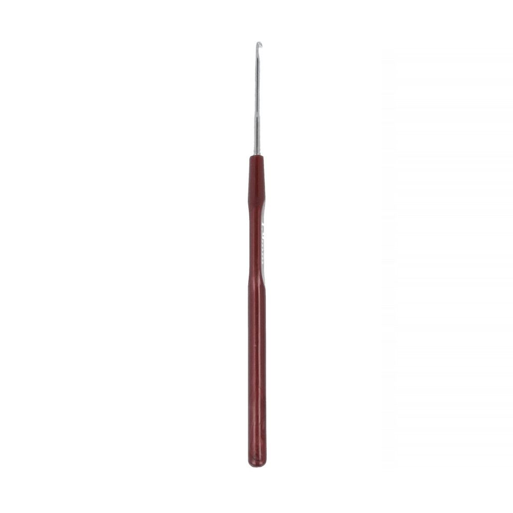 Крючок для вязания с пластиковой ручкой металл ⌀1,9 мм, 14 см, в чехле, Gamma HP