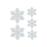 Набор светоотражающих наклеек на одежду Снежинки