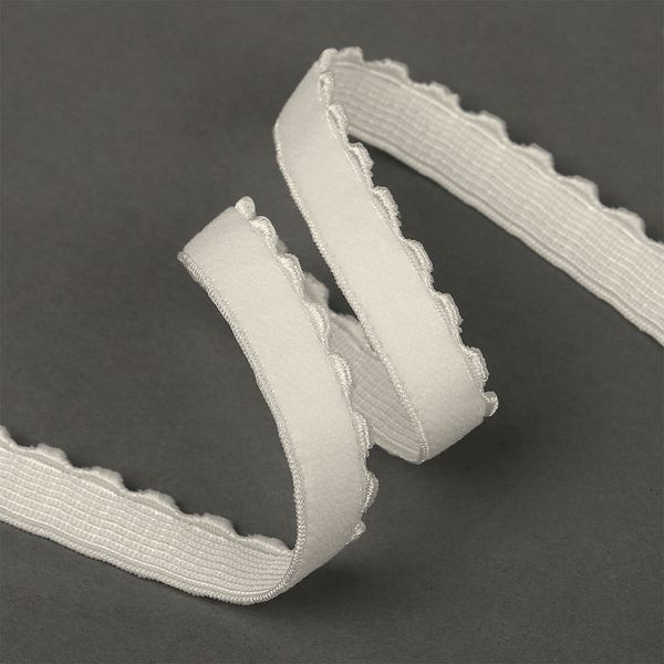 Резинка бельевая (отделочная) 10.0 мм / 10 метров, ЕТ-1, F102 сумрачно-белый