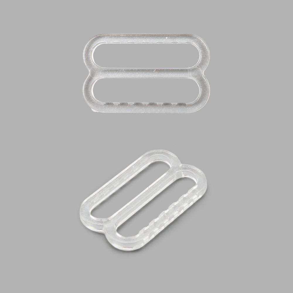 Рамки-регуляторы для бюстгальтера пластик 15.0 мм, прозрачный 613AK/15, Arta, 50 шт