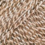 Пряжа для вязания Люкс / уп.10 мот. по 50 г, 140 м, бежевый крученый