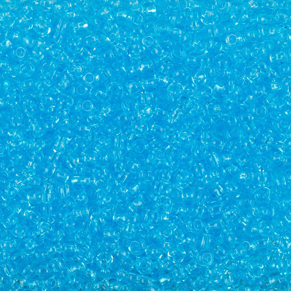 Бисер Preciosa круглый 09/0, 2.7 мм, 50 г, 60000 св.голубой, 311-19001