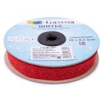 Кружево шитьё 18 мм / 10 ±0.2 м, Турция, красный, Gamma GYEM-1801
