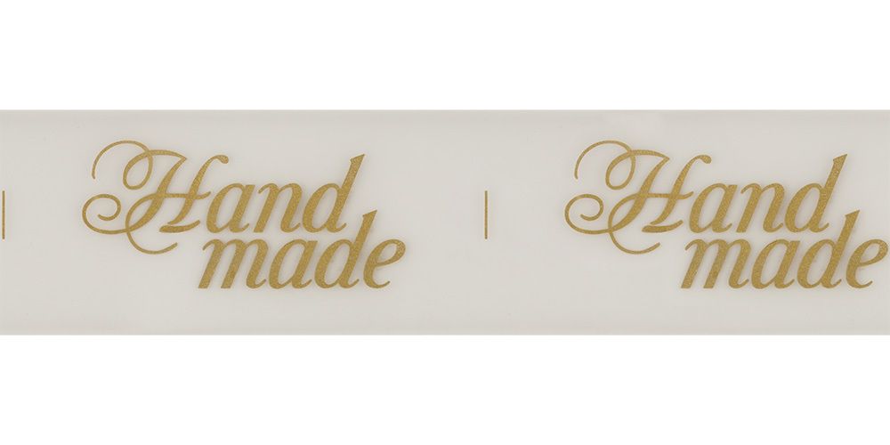 Тесьма отделочная 40 мм, 22.8 м, 03 Hand made/золото, Gamma
