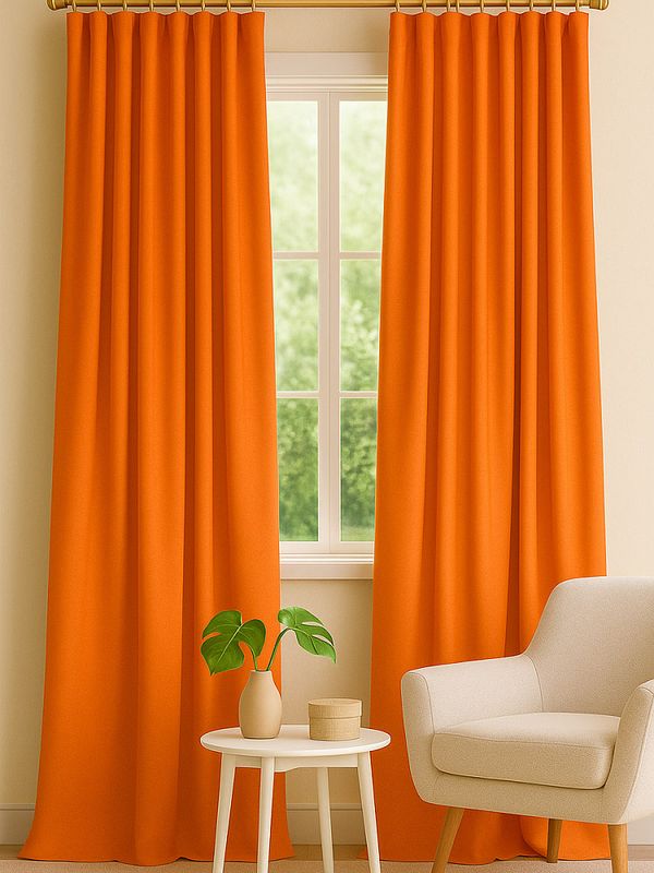 Габардин 150 г/м², 150 см / 50 метров, TBY.163962, цв.неон оранжевый