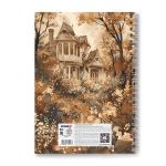 Тетрадь ученическая общая, выборочный УФ лак, A4 96 л. на гребне 65 г/м², белизна 100 %, 4 шт, клетка, 01261 Осень, Светоч Т132