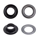 Люверсы металл ⌀_7.3 мм (внутр.), h5.41 мм (внутр.), №5, металл, уп.≈1000 шт, New Star, оксид