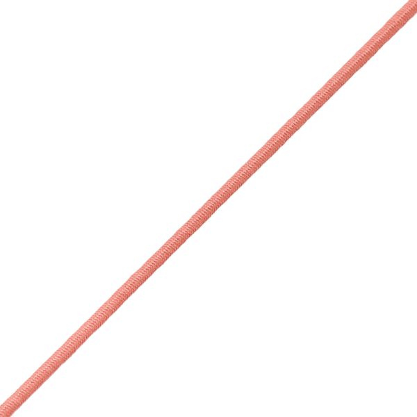 Резинка шляпная (шнур эластичный) ⌀2.0 мм / 30 метров, оранжевый