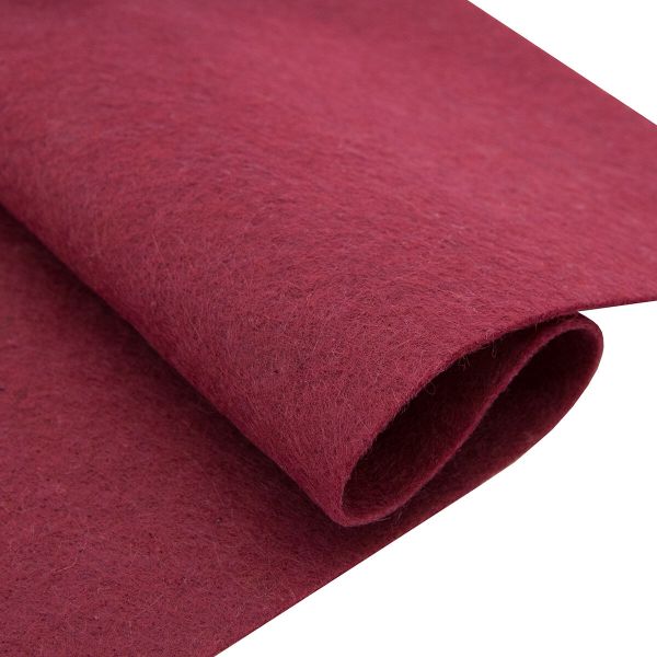 Фетр листовой мягкий 1.0 мм, 170гр, 20х30см, 10 шт/упак Astra&Craft (AF871/YF617 бордо/бордовый)