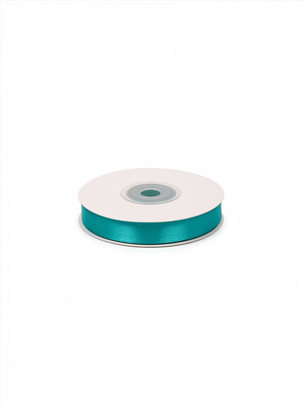 Лента атласная 1-сторонняя 12.0 мм / 22.5±1 метра, 3154 сине-зеленый, Magic4Hobby
