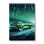 Блокнот на гребне A5 60 л., 4 шт, клетка, Нас не догонят 01255, Светоч Б130