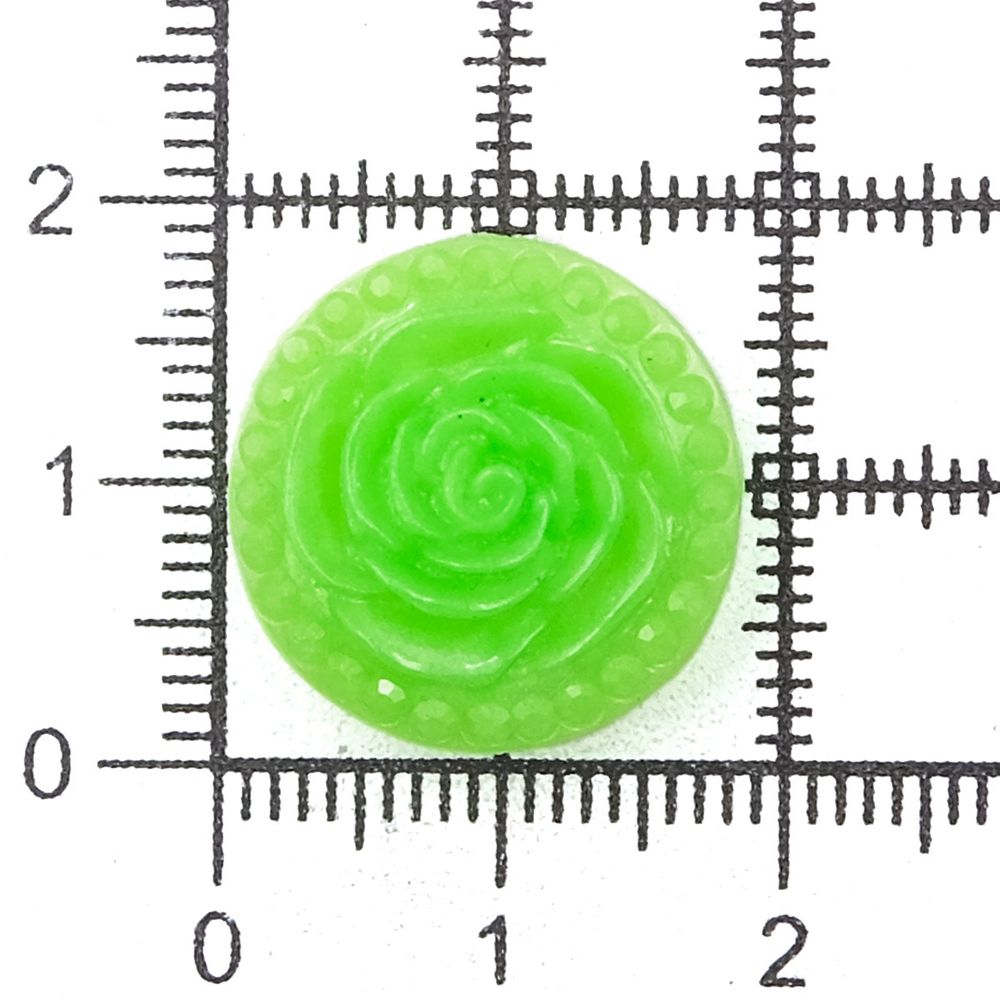 Украшения декоративные пуговицы Розочки, набор 4 цвета, 8 шт (микс 4)