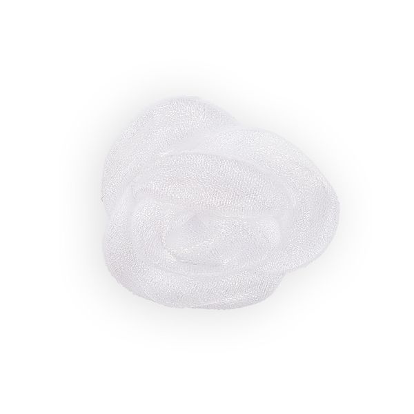 Цветок розочка большая, 9 шт, №071 белый, Blitz 01