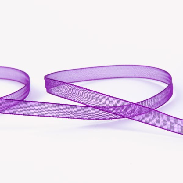 Лента капроновая (органза) _6.0 мм / 45.7 метров, 114 фиолетовый, Blitz OR-6