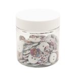 Украшения декоративные пуговицы деревянные Цветочки-лепесточки №13, 15 мм, 100 шт