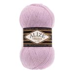 Пряжа Alize (Ализе) Superlana klasik / уп.5 мот. по 100 г, 280 м, 505 пепельно-сиреневый