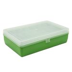 Коробка, двухъярусная, со съемной полочкой, 235х150х65мм, салатовый