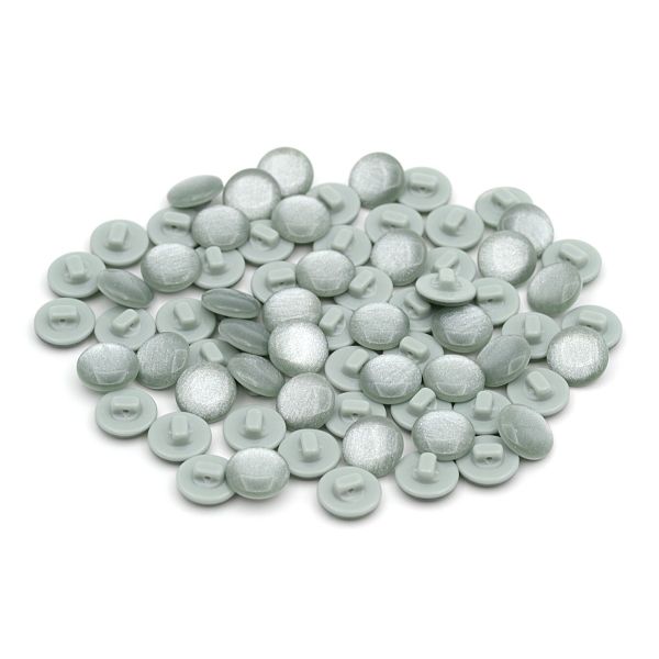 Пуговицы на ножке 22L (14мм), пластик (col.10 св.зеленый), 72 шт, CR P-45