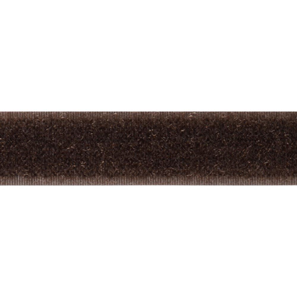 Лента контактная липучка (велкро) пришивная 20 мм / 25 метров, 36 т.коричневый, /петля/, кач.&quot;A&quot;