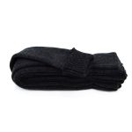 Манжеты трикотажные рукава 7.0 см / 3 метра, плотные, 373/м антрацит