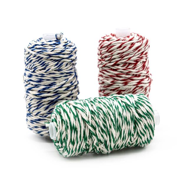 Нитки хлопковые х/б 100м Меланж 3 штук