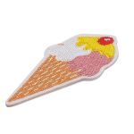 Термоаппликация Мороженое рожок 1, 3.4х6.9см, Hobby&Pro