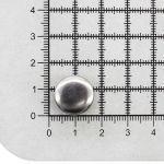 Часть кнопки Альфа (S-образная) ⌀15 мм (A-часть), 5/15 06 никель BRASS, 100 шт, BIG