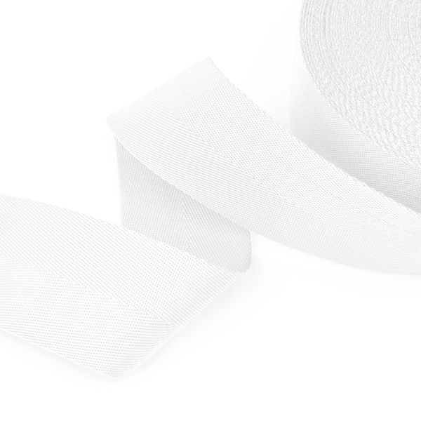 Стропа (ременная лента) 60 мм / 25 метров, толщ. 1.19 мм, [28 г/пог.м], 100% п/п, белый, Gamma С2693Г17