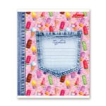 Тетрадь ученическая школьная A5+ 24 л. на скобе 65 г/м², белизна 100% 30 шт, клетка, 000374 Сладкоежка, Светоч 24ТСКд5_1_3_1