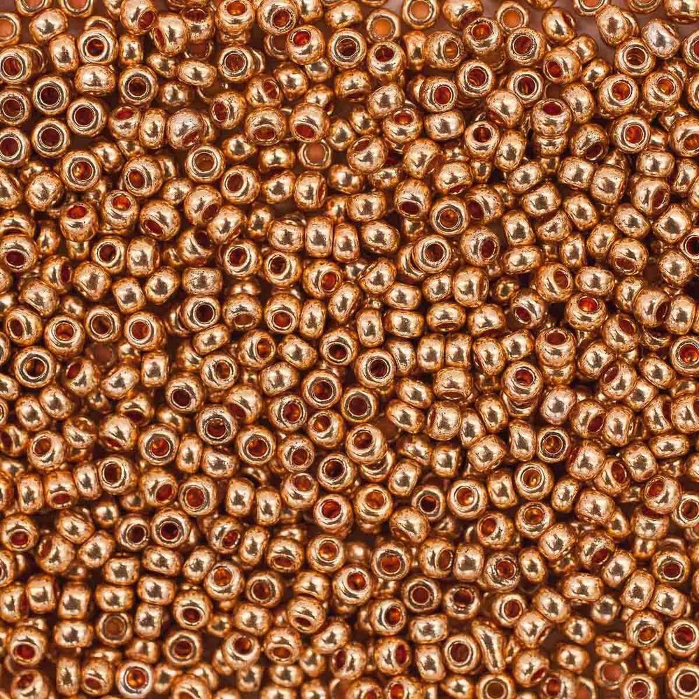 Бисер Preciosa solgel металлик 10/0 (2.3 мм), круг.отв., 500гр, 331-19001-10/0-18305