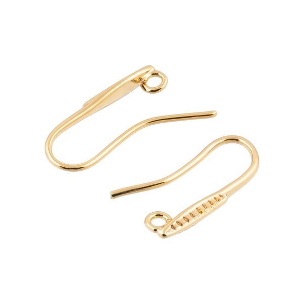 Швензы 21х8 мм, 10 шт (5х2 шт), 04 золото, Zlatka FMK-H03