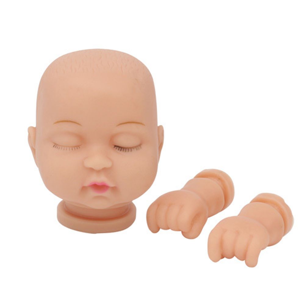 Пластиковая заготовка для изготовления малыша 5,3х7см, руки, голова