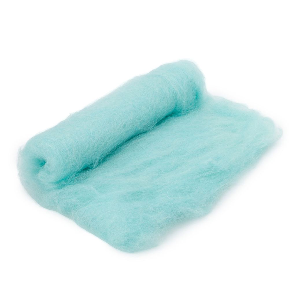 Шерсть для валяния Ангорка для творчества 100 г, 023 св. бирюза, Камтекс